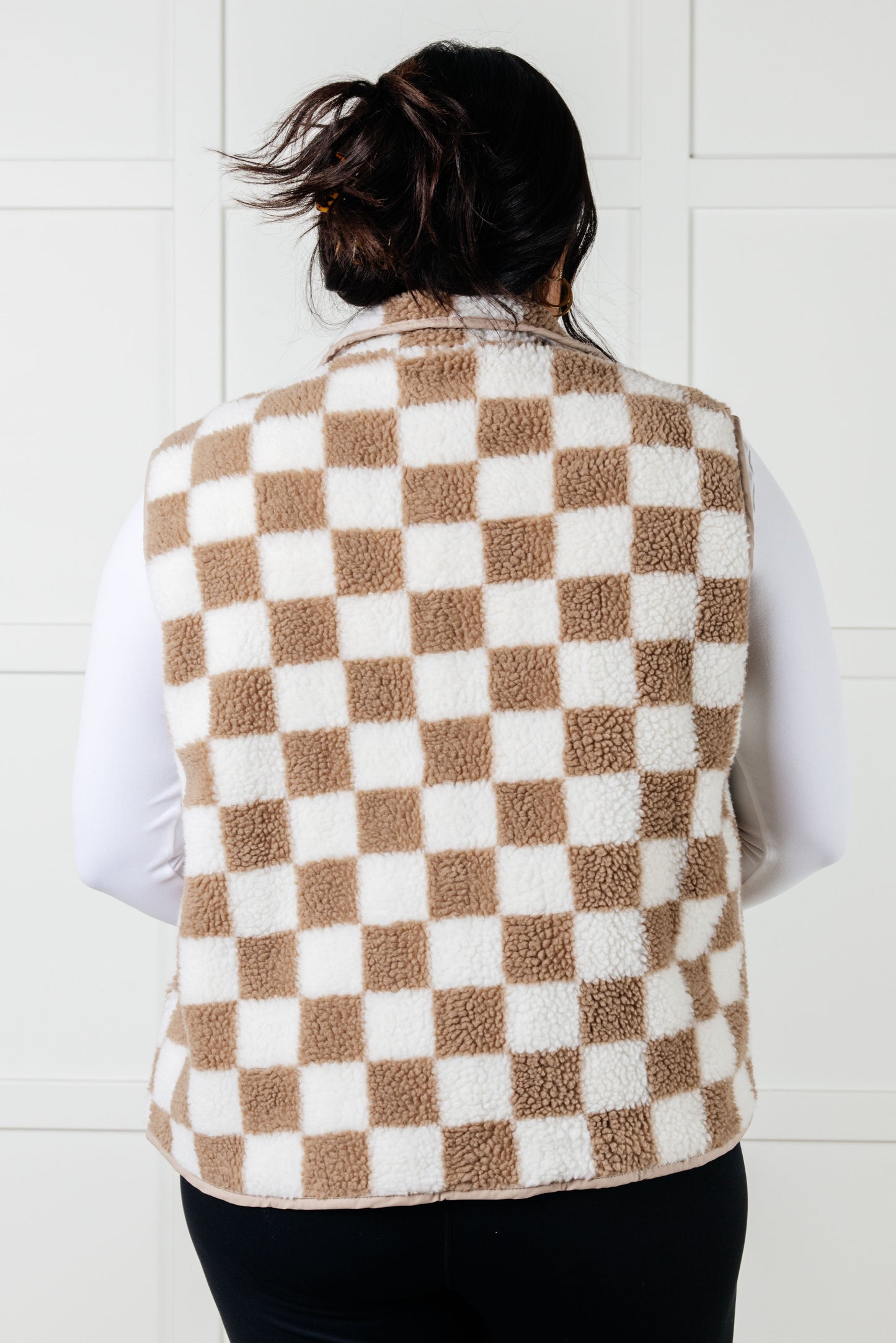 Cabin Checkered Fleece Vest