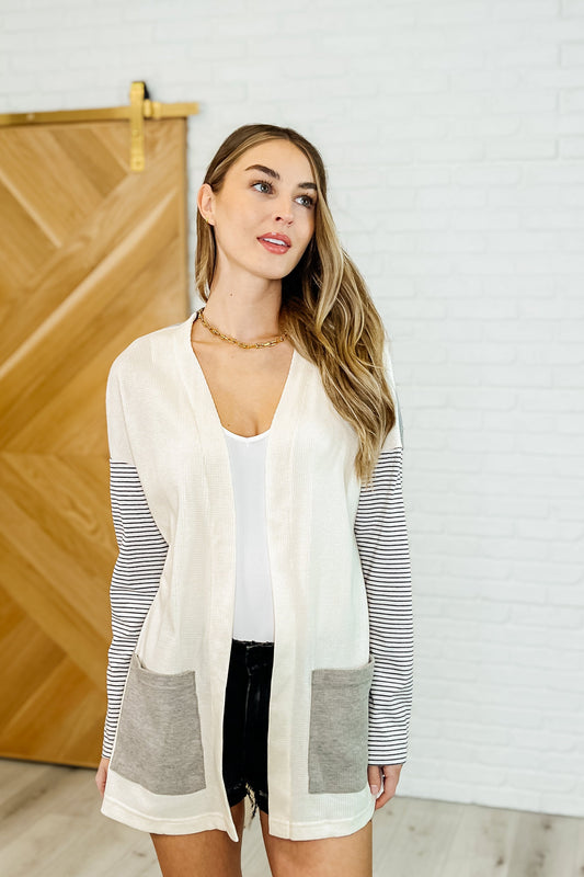 Sterling Cozy Color Block Cardigan