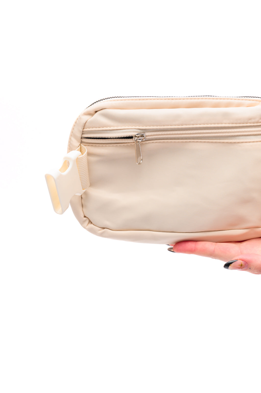 Core Nylon Belt Bag, Ivory