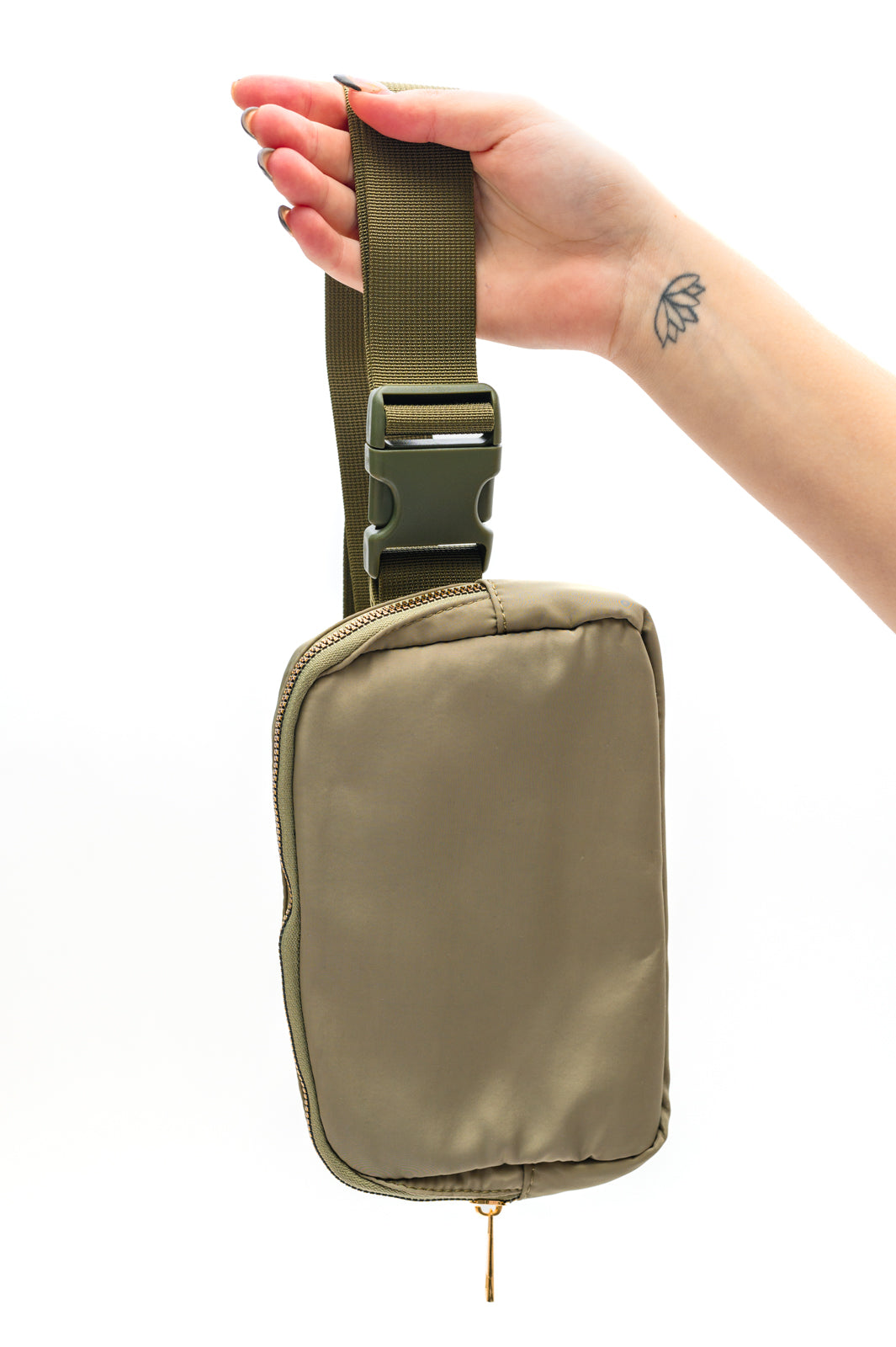 Core Nylon Belt Bag, Olive