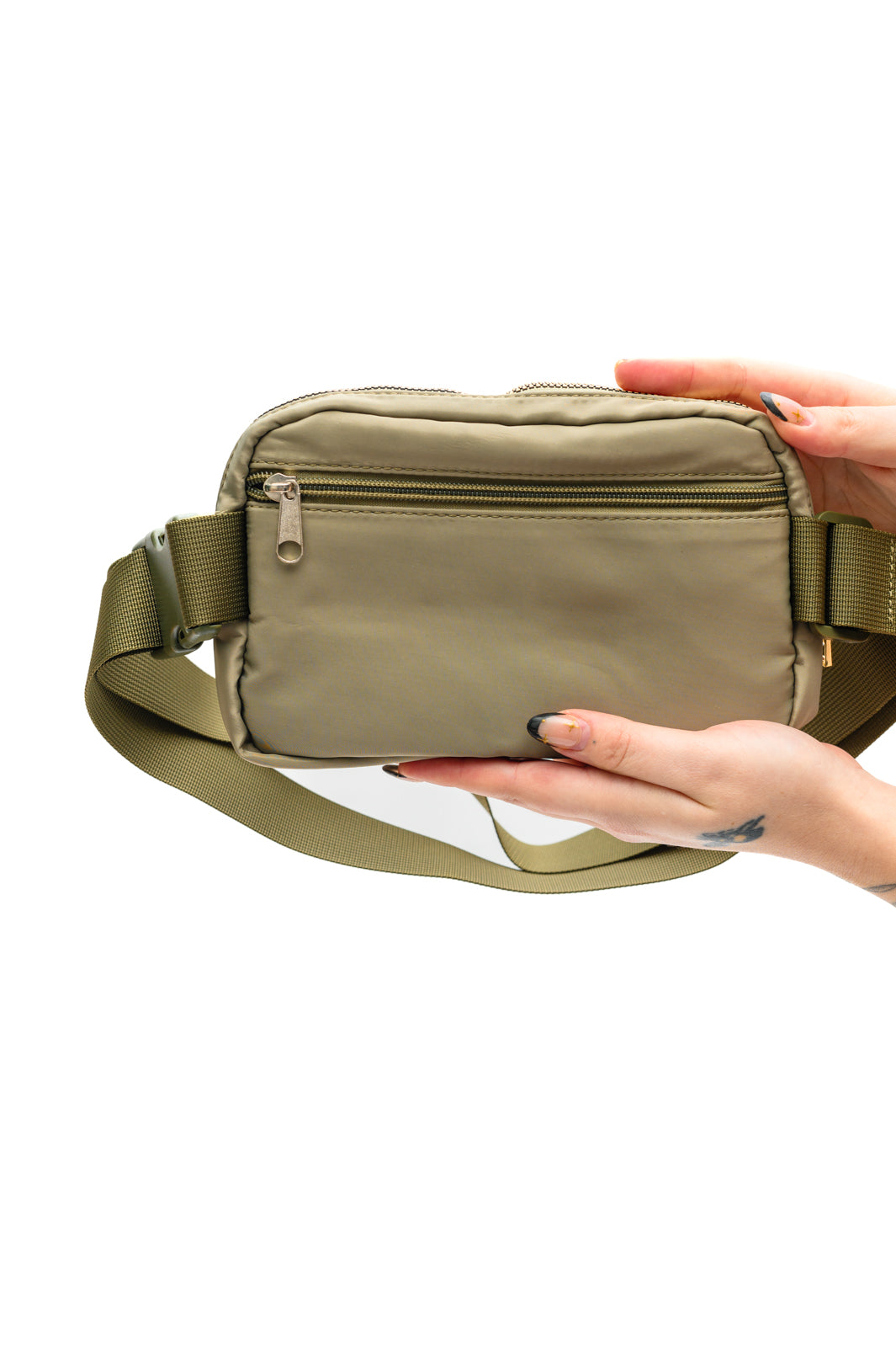 Core Nylon Belt Bag, Olive