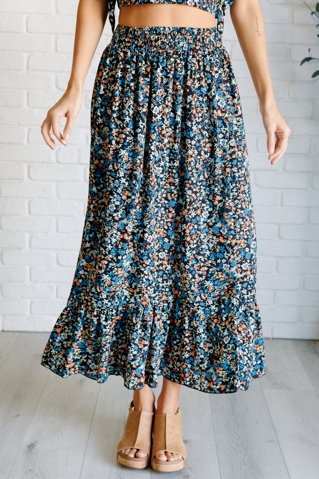 Del Mar Floral Two-Piece Dress Set