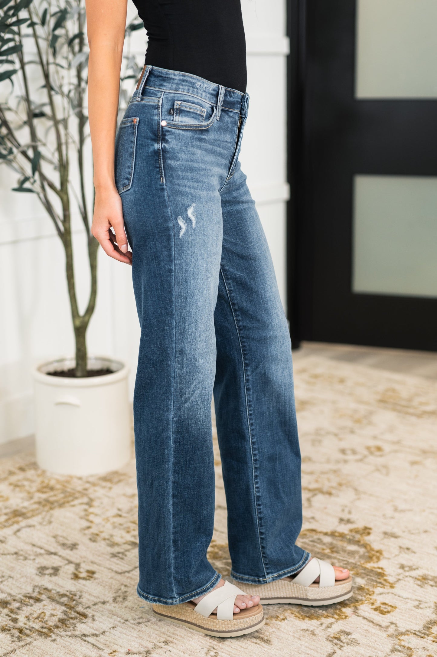 JUDY BLUE Julia High Rise 90's Straight Leg Jeans