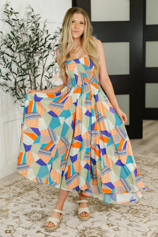 Laguna Multicolor Maxi Dress