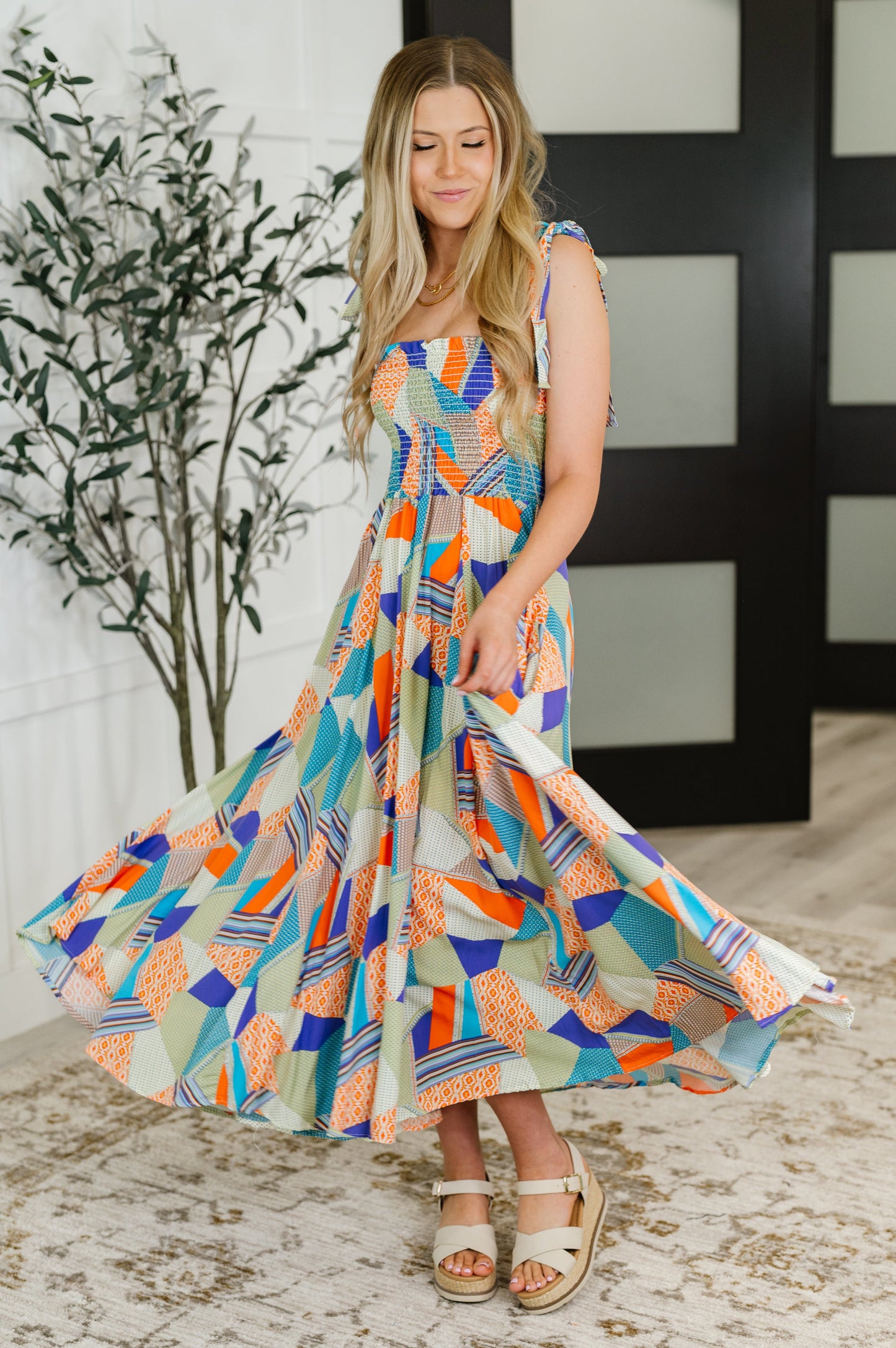 Laguna Multicolor Maxi Dress