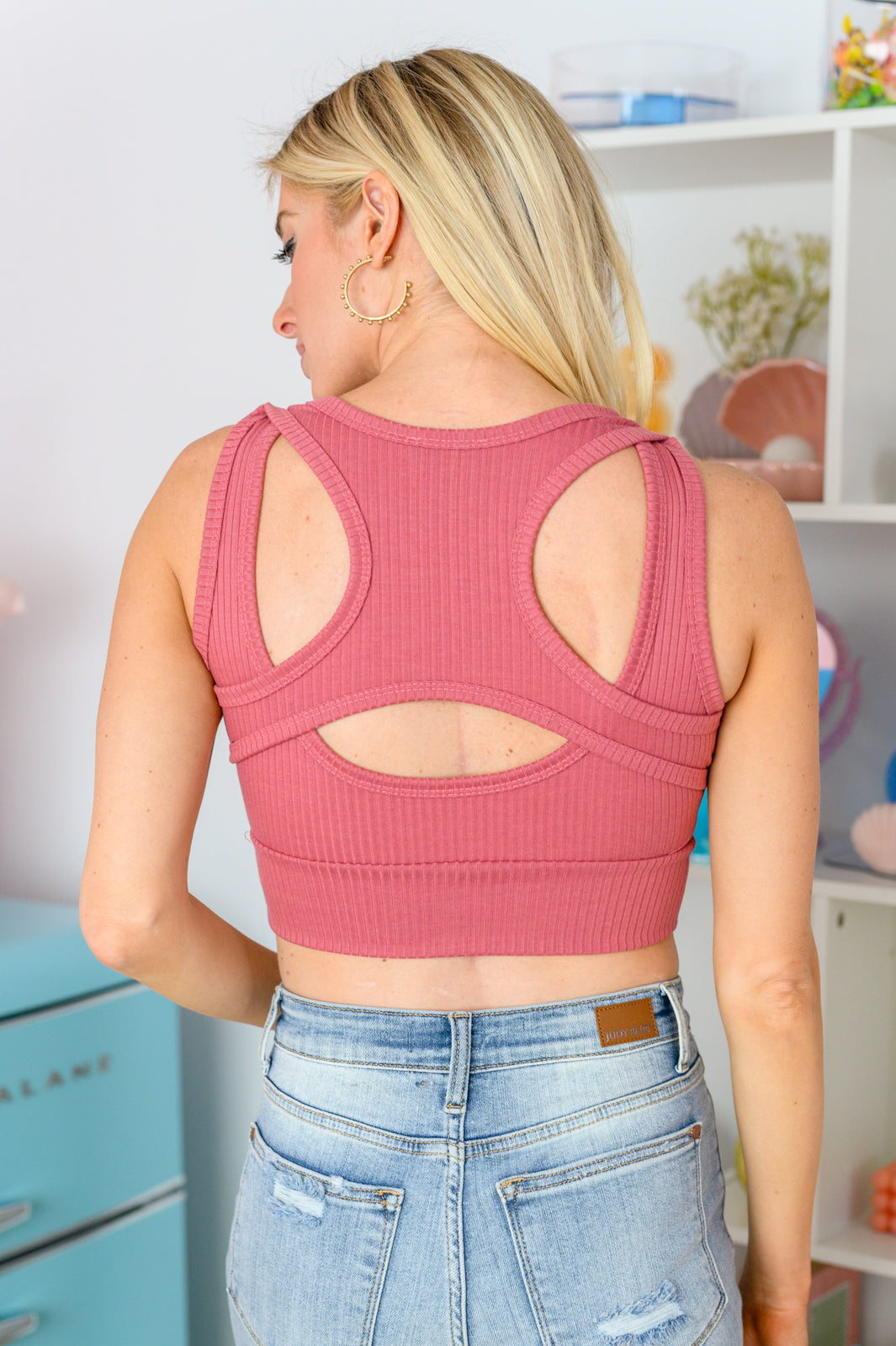 Cutie Pie Cut-Out Bralette, Mauve