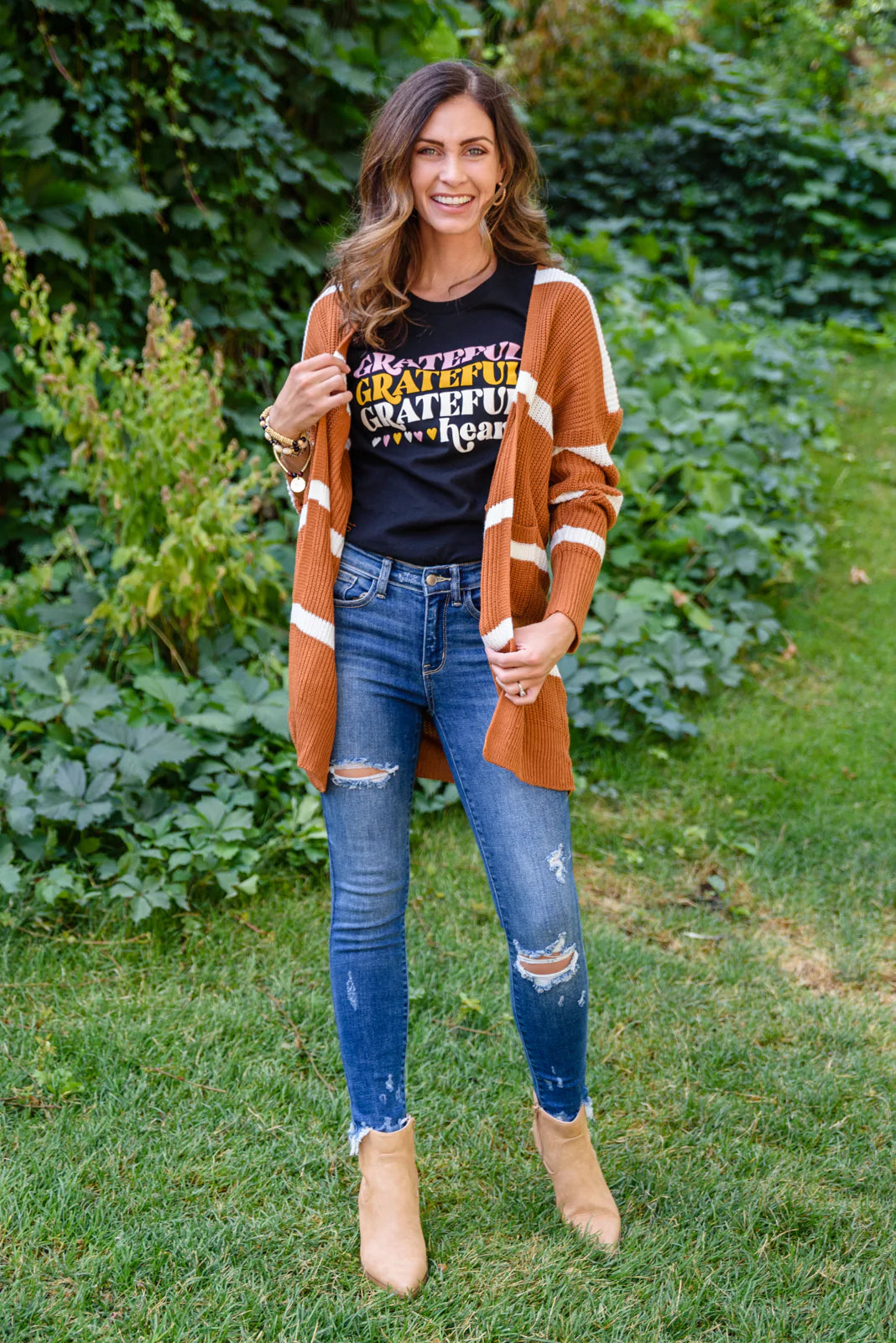 Grateful Heart Graphic Tee - SizeSmall