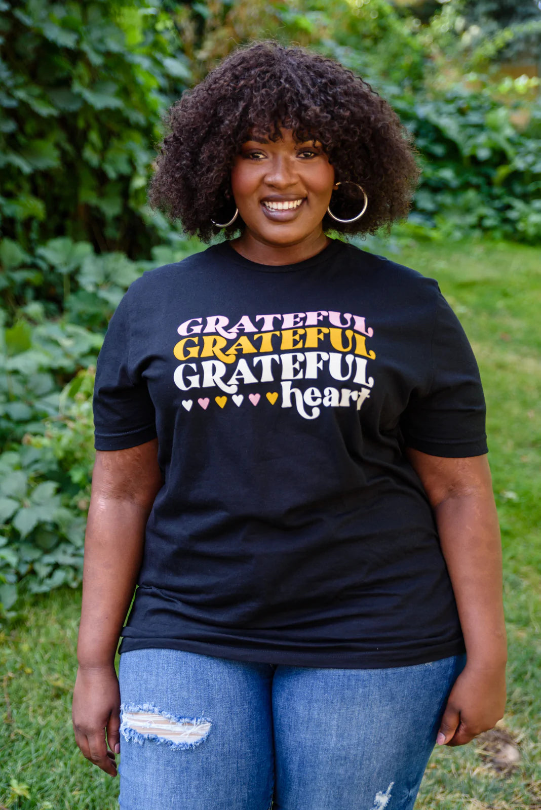 Grateful Heart Graphic Tee - SizeSmall