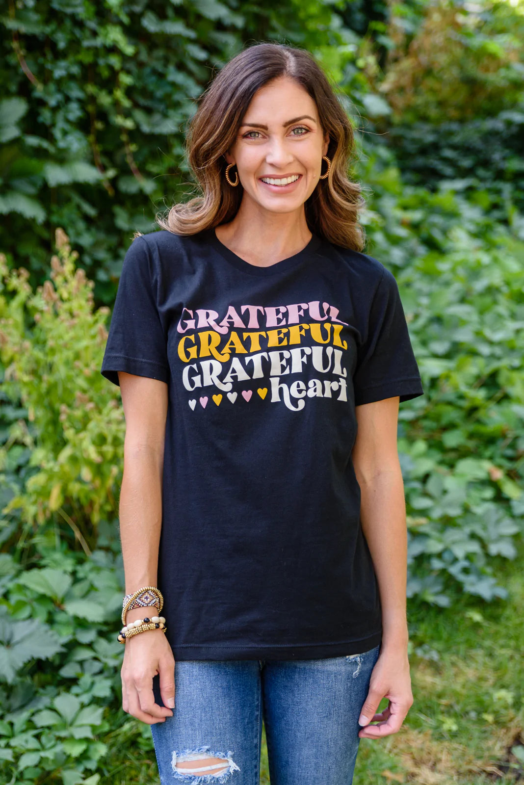 Grateful Heart Graphic Tee - SizeSmall