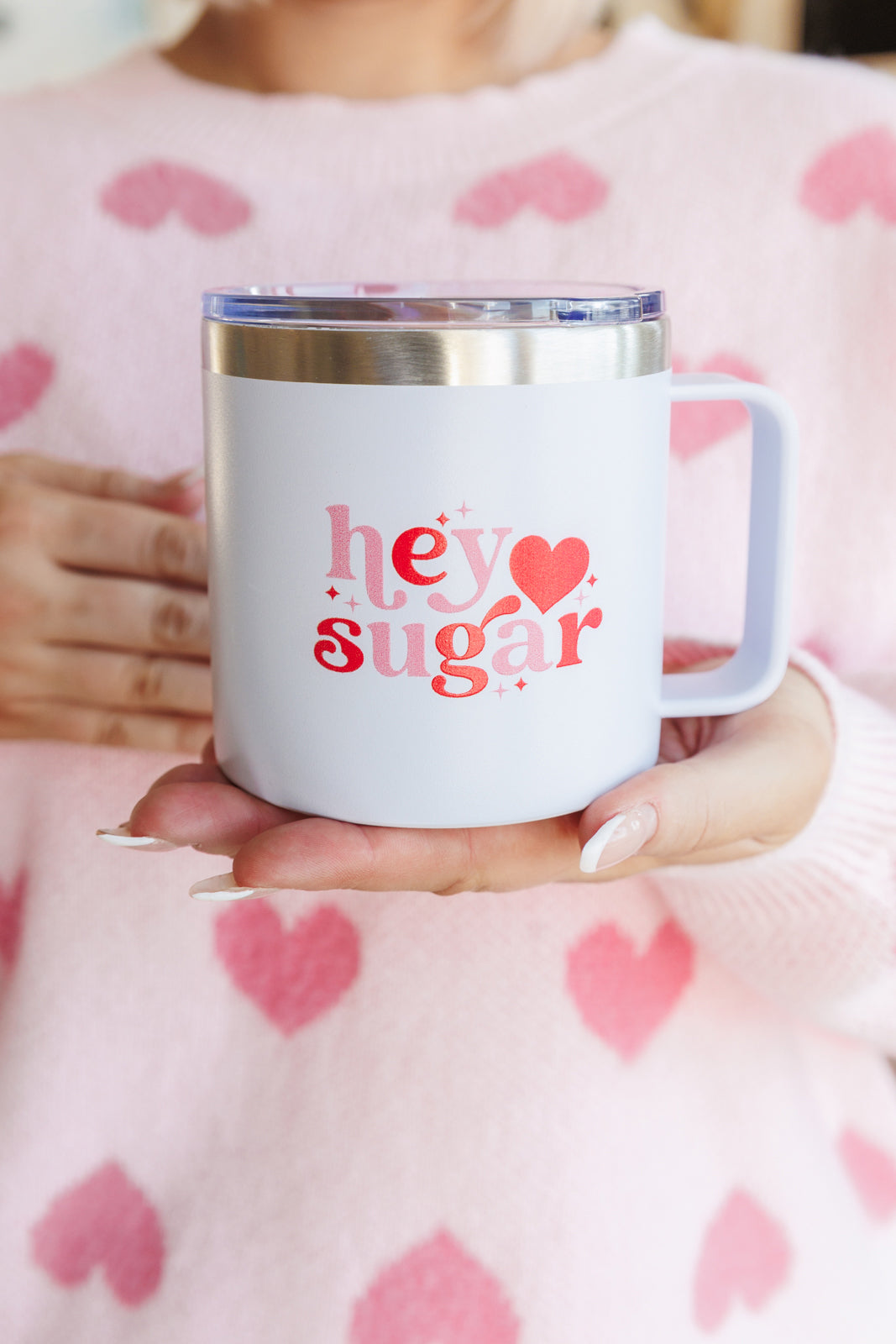 Hey Sugar 14oz Stainless Steel Travel Mug