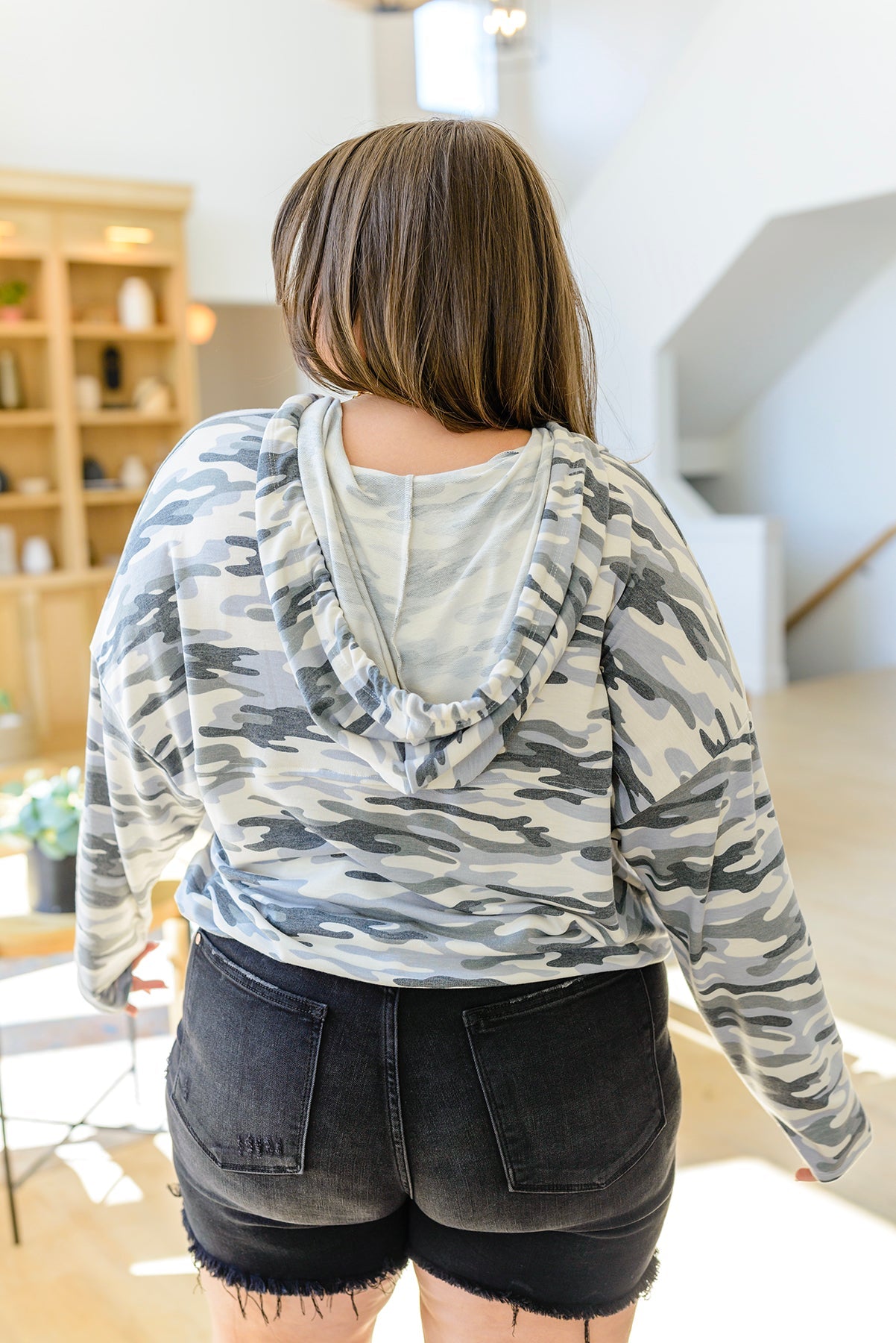 Hide And Seek Knit Camo Hoodie