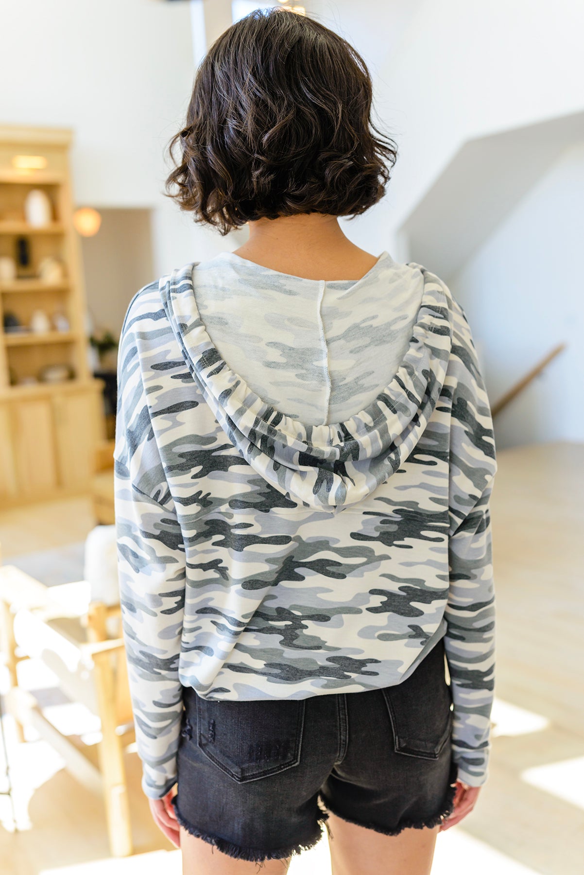 Hide And Seek Knit Camo Hoodie