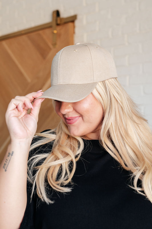 Basic Babe Baseball Cap, Khaki