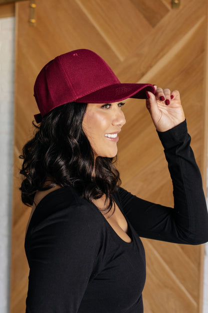 Basic Babe Baseball Cap, Wine