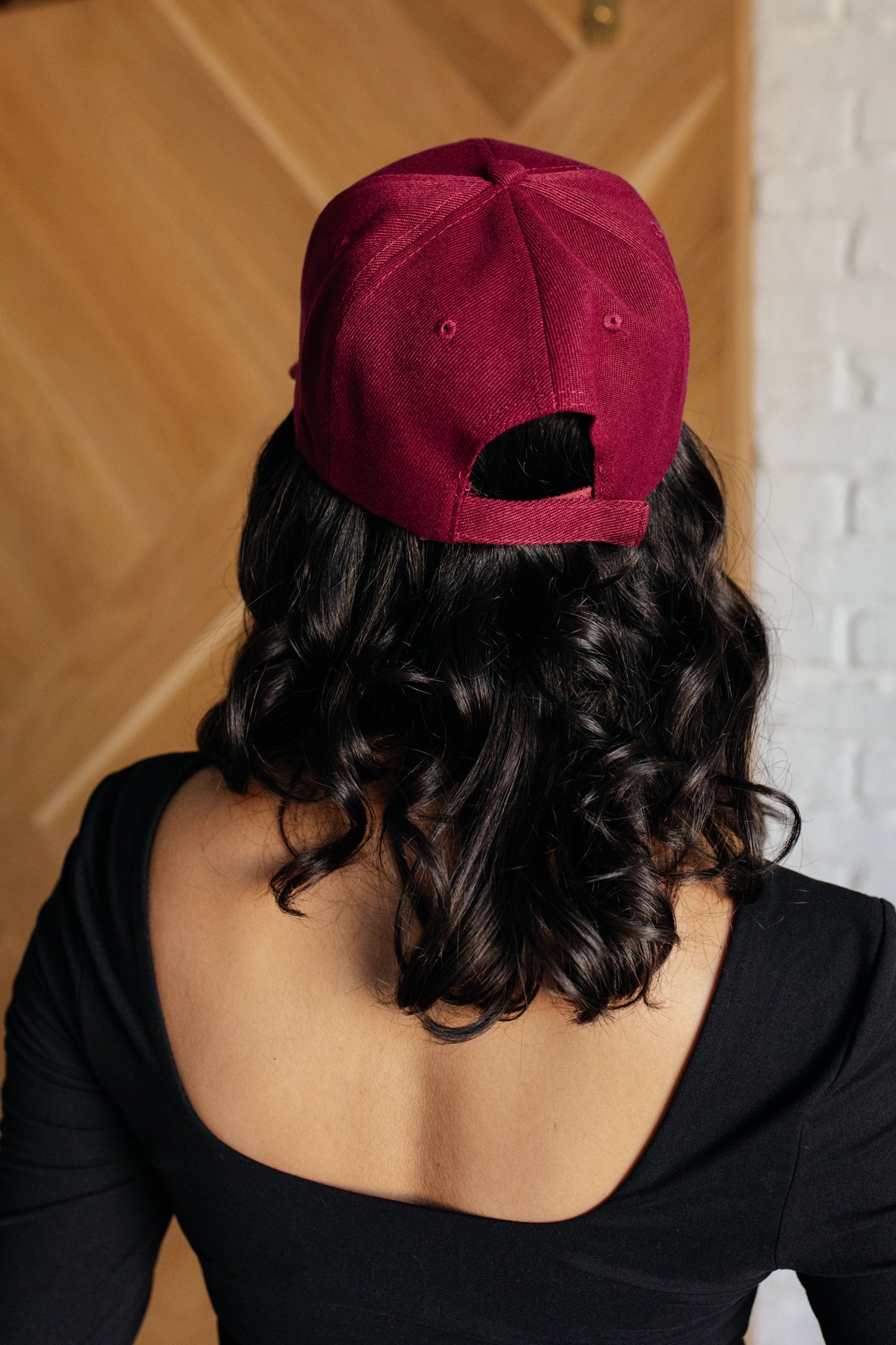 Basic Babe Baseball Cap, Wine