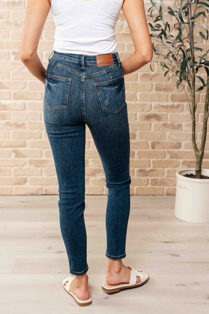 JUDY BLUE Cora High Rise Tummy Control Skinny Jeans