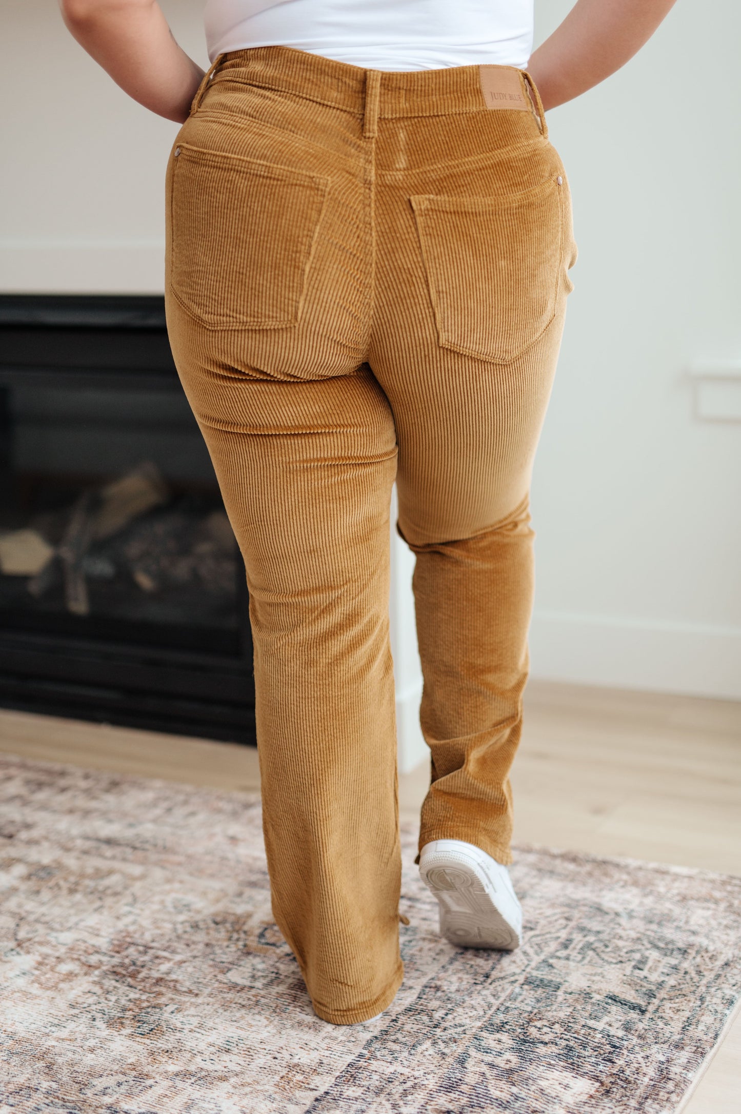 JUDY BLUE Camel Bootcut Corduroy Pants