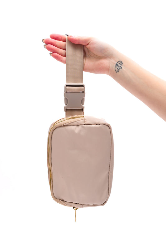 Core Nylon Belt Bag, Khaki