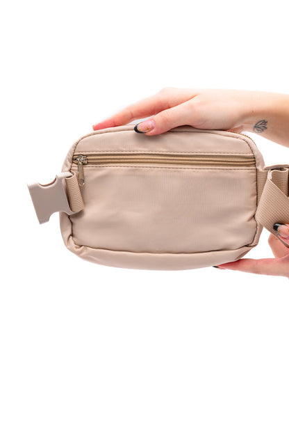 Core Nylon Belt Bag, Khaki