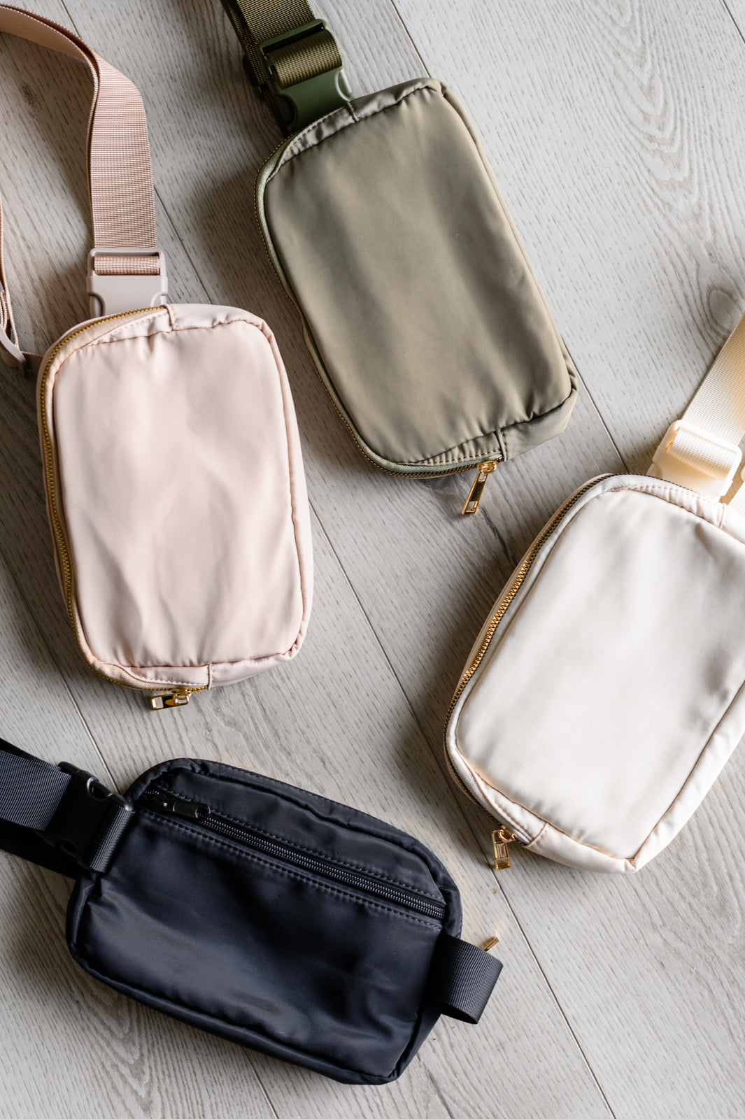Core Nylon Belt Bag, Khaki
