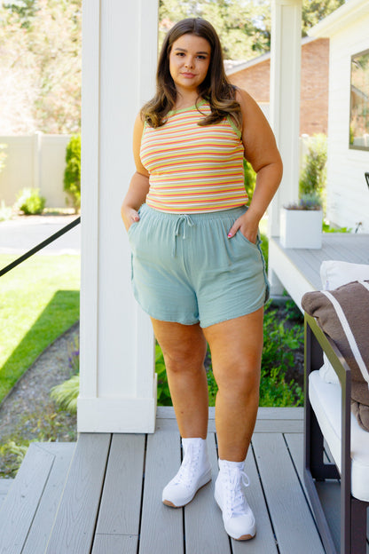 Now and Forever Striped Tank Top