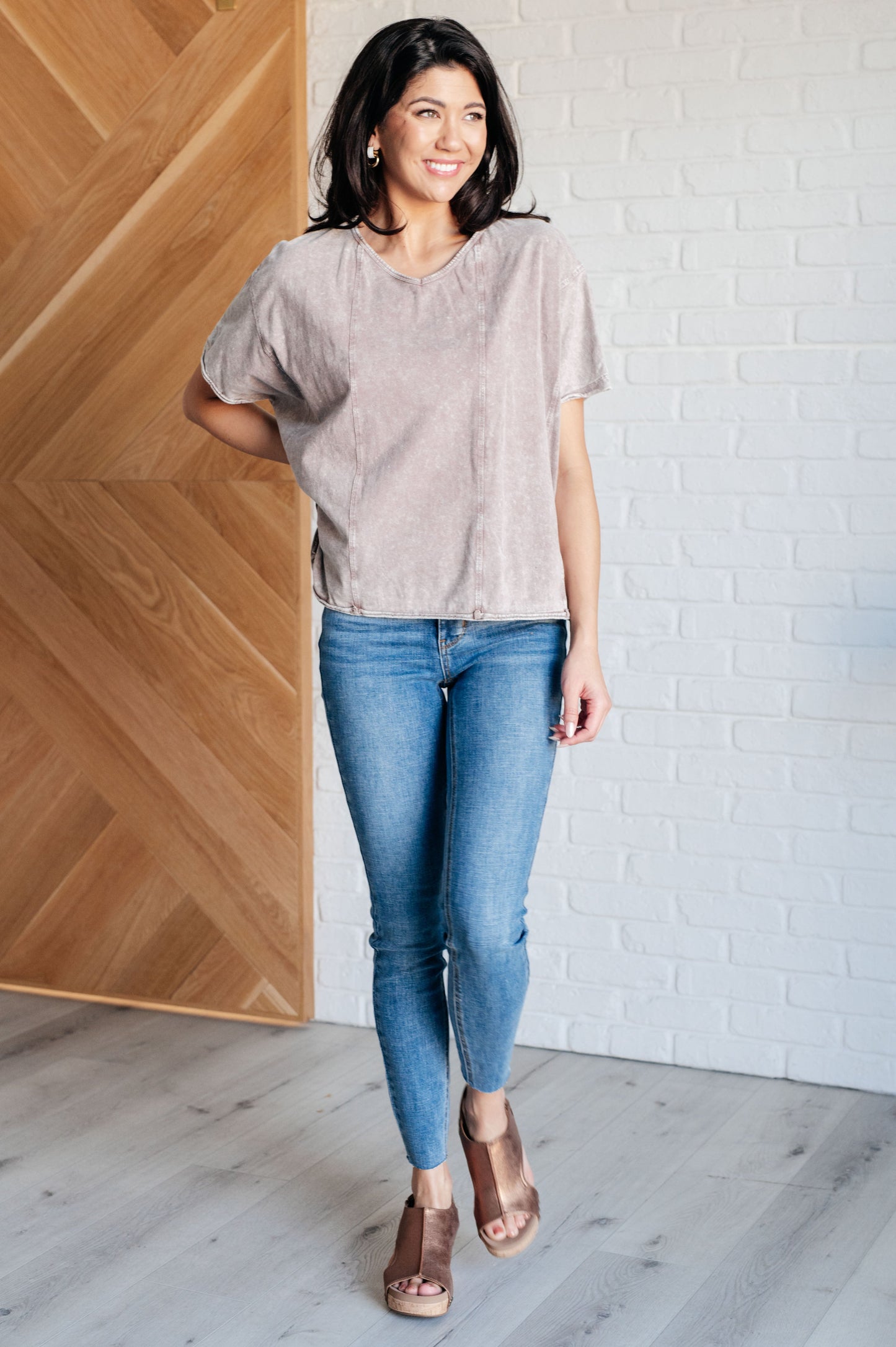 Drift Mineral Wash Boxy Tee
