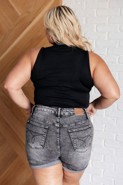 Siren Ribbed Zip Up Bodysuit
