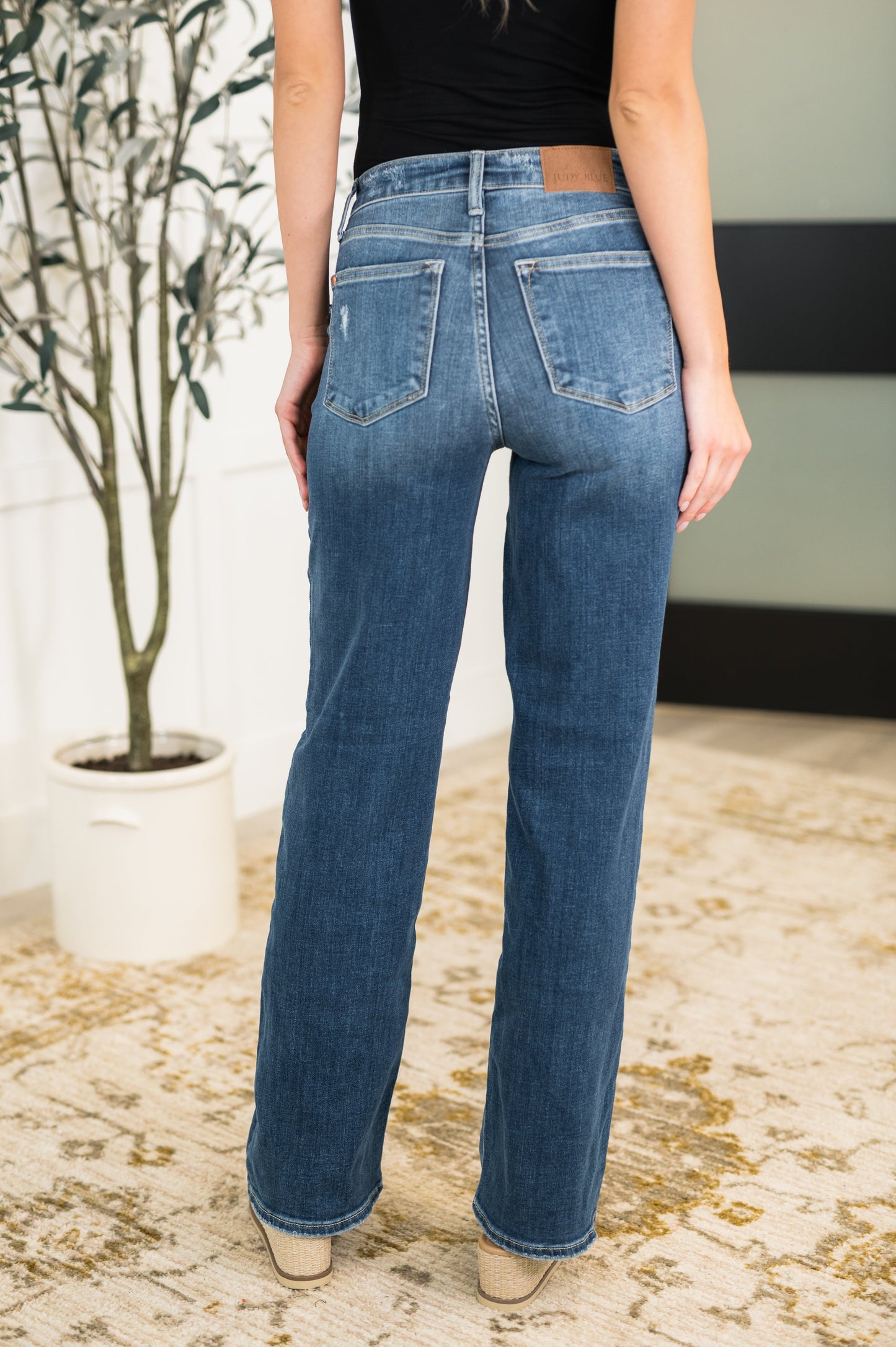 JUDY BLUE Julia High Rise 90's Straight Leg Jeans