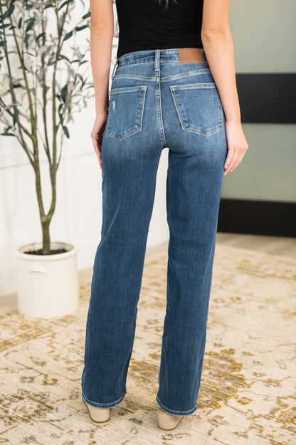 JUDY BLUE Julia High Rise 90's Straight Leg Jeans