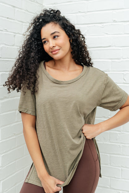 Let Me Live Relaxed Tee, Army