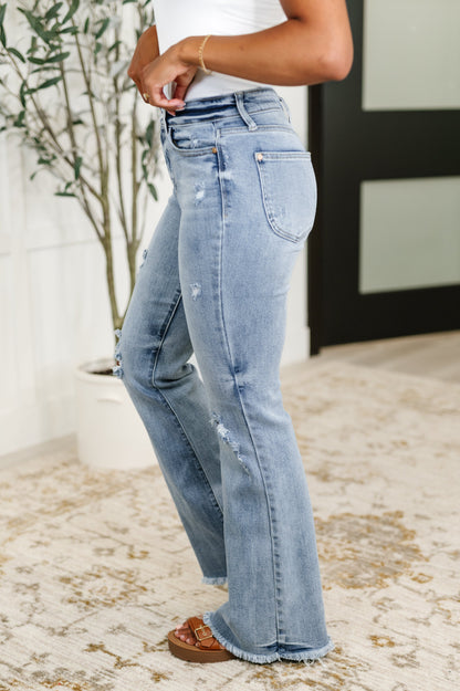 JUDY BLUE Marlena High Rise Shield Pocket Flare Jeans