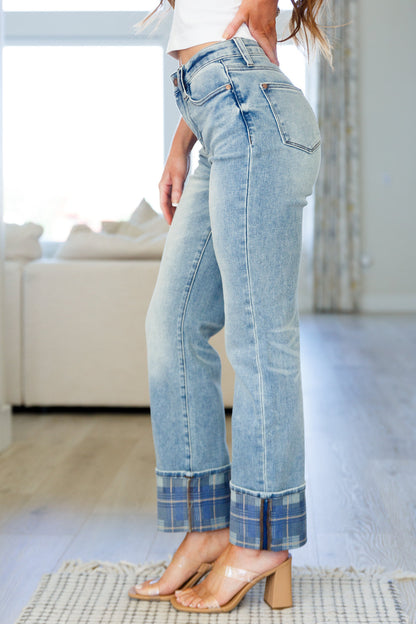 JUDY BLUE Miranda High Rise TALL BABE Vintage Straight Jeans