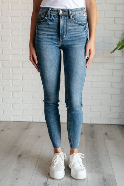 JUDY BLUE Nicole Tummy Control Skinny Jeans, Vintage Wash