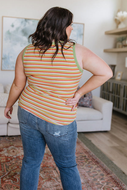 Now and Forever Striped Tank Top