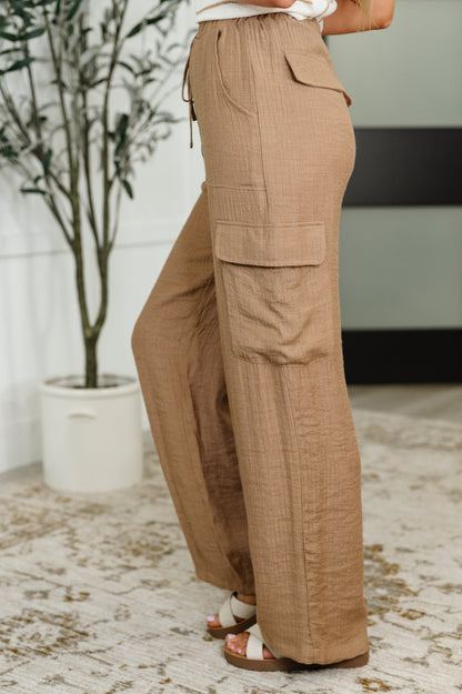 Off Duty Straight Leg Cargo Pants, Tan