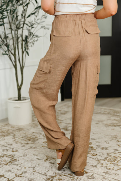 Off Duty Straight Leg Cargo Pants, Tan