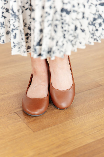 Soda On Your Toes Ballet Flats, Camel