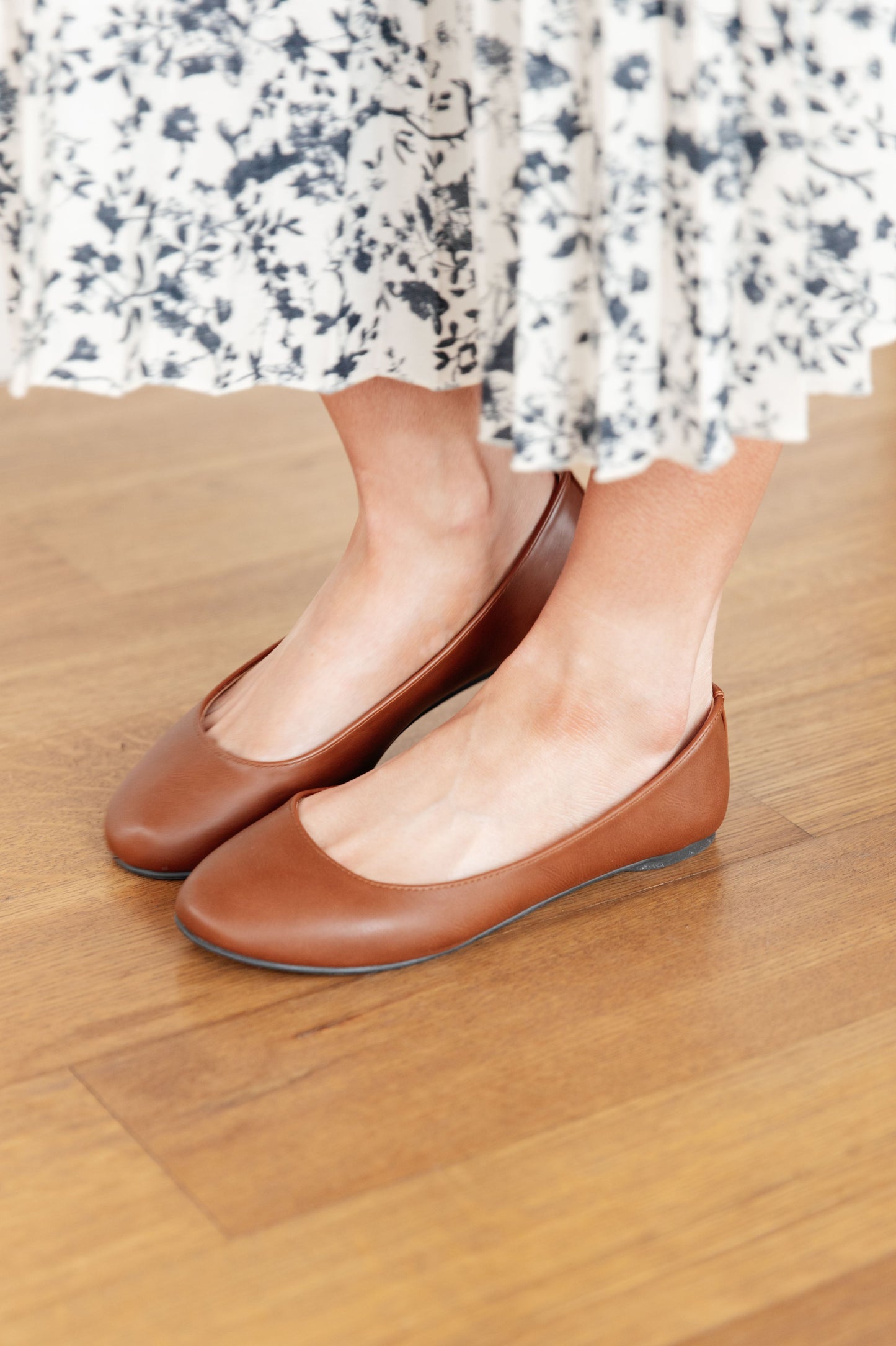 Soda On Your Toes Ballet Flats, Camel