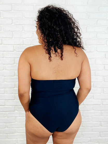 Vixen Mesh Halter One-Piece Swimsuit