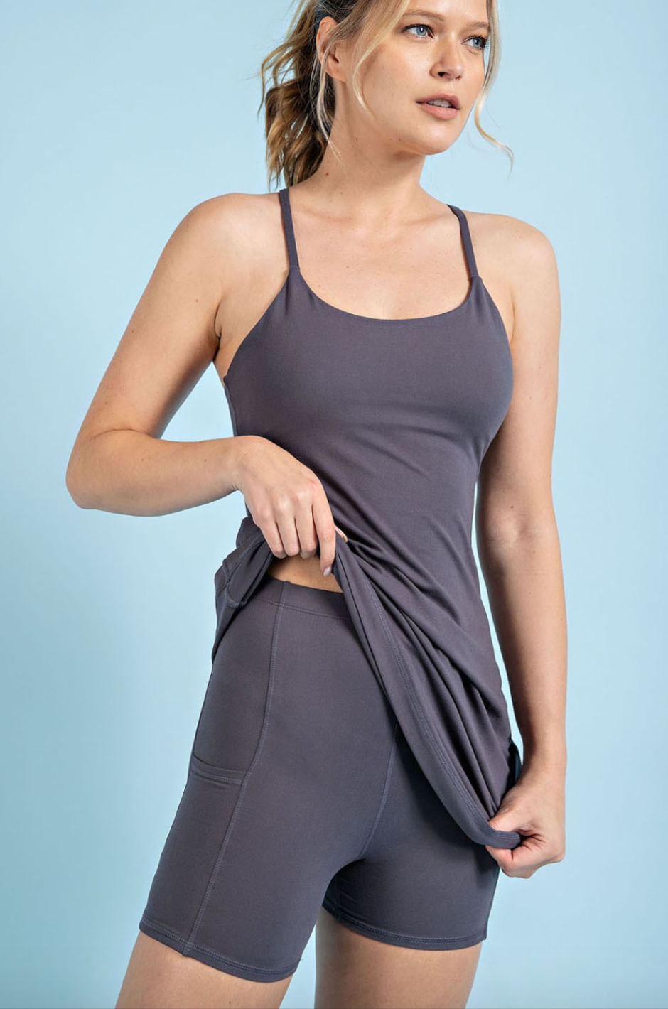 Buttery Soft Active Dress WITH SHORTS