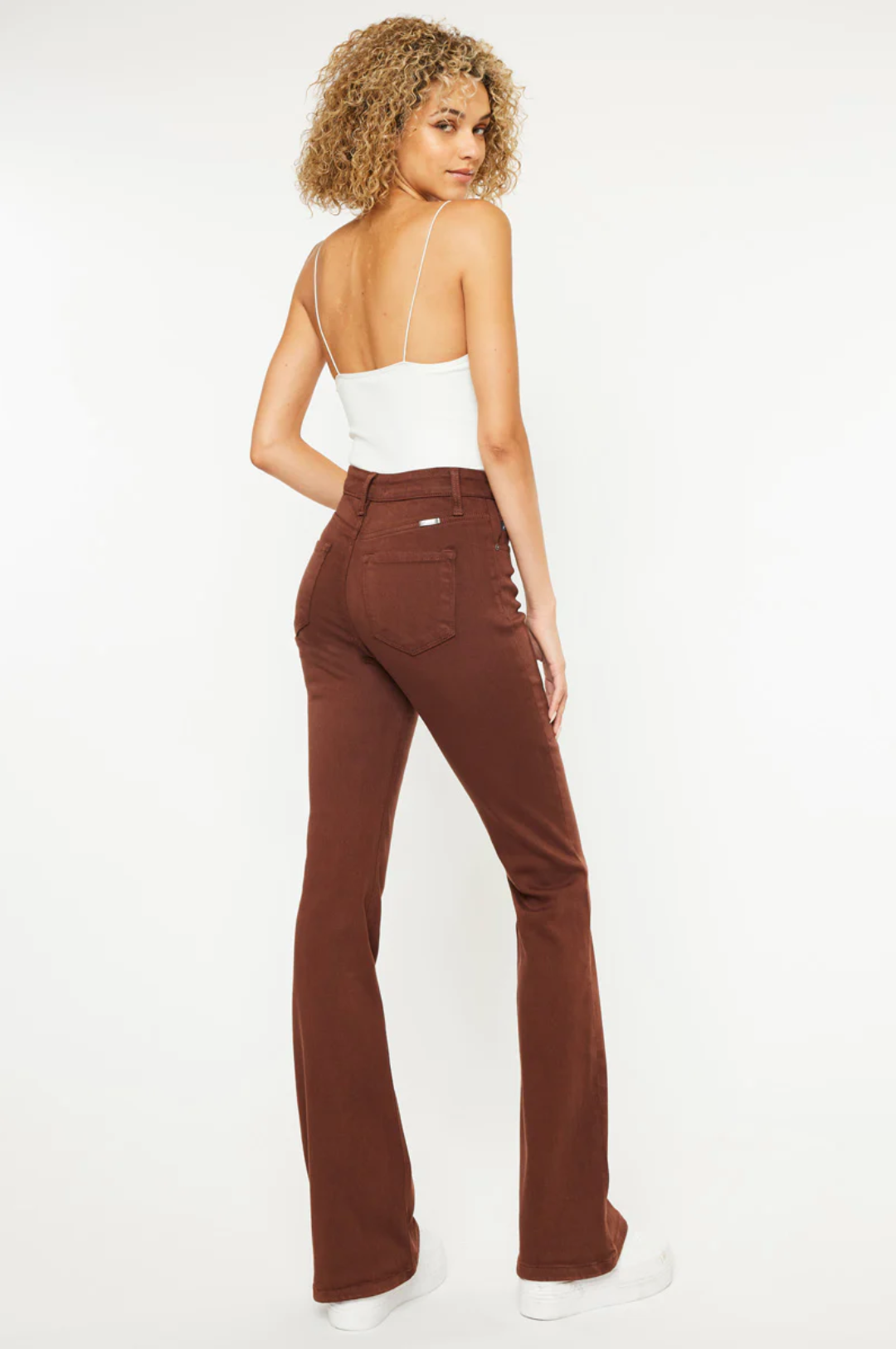 KANCAN Chocolate Brown Bootcut Jeans