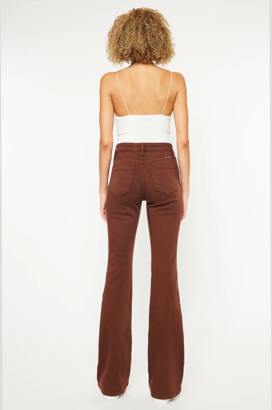 KANCAN Chocolate Brown Bootcut Jeans