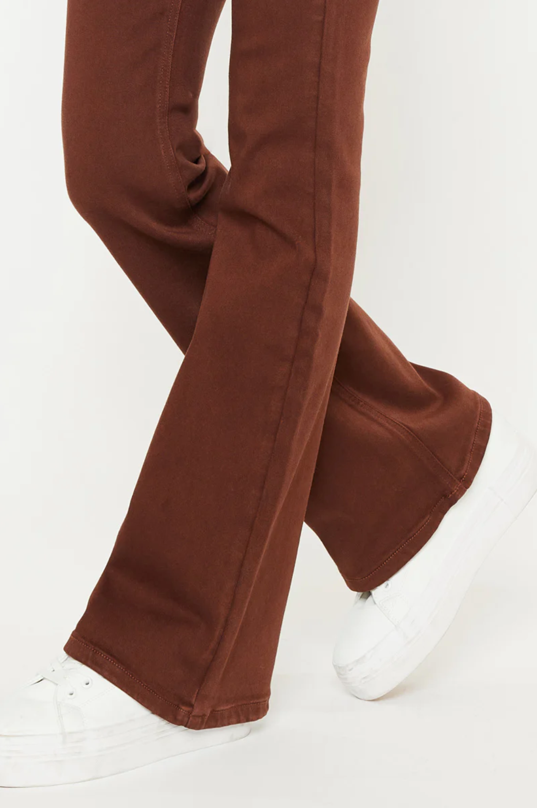 KANCAN Chocolate Brown Bootcut Jeans