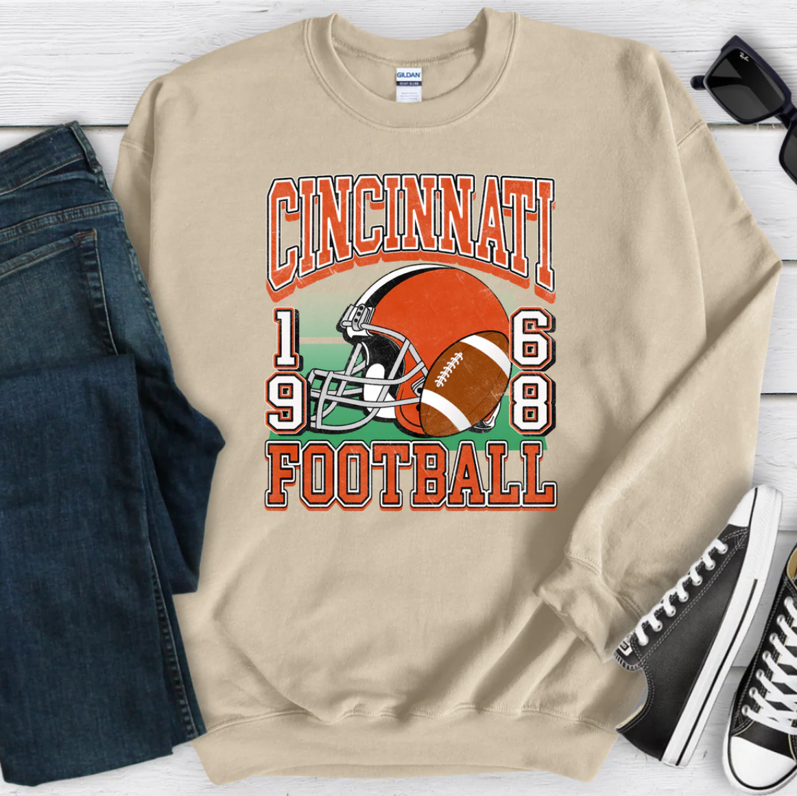 Football Team Retro Sweatshirt
