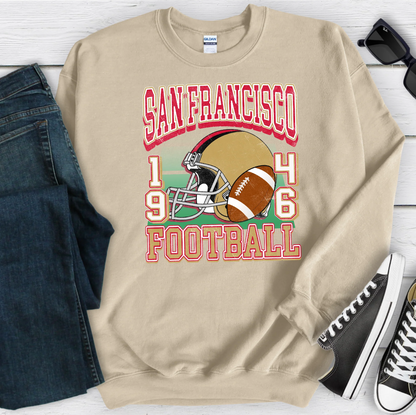 Football Team Retro Sweatshirt