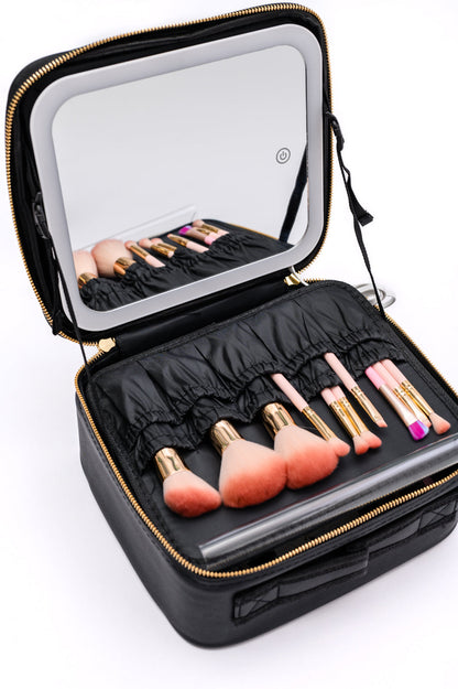 She's All That LED Makeup Case, White