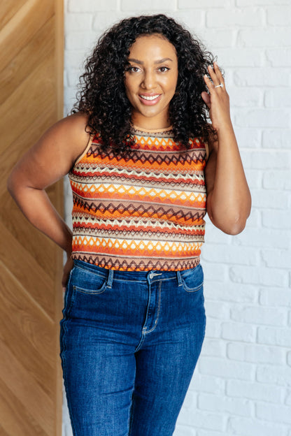 Pixel Perfect Knit Tank Top