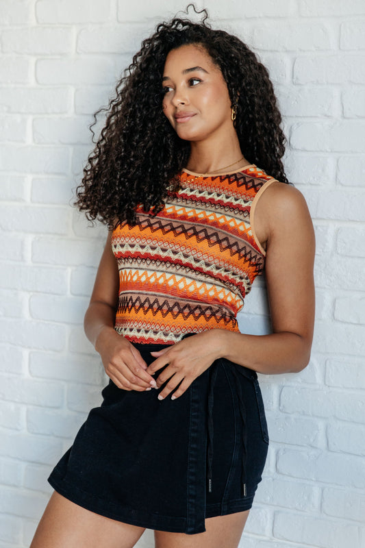 Pixel Perfect Knit Tank Top