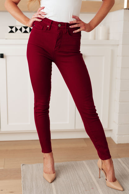 JUDY BLUE Scarlet Tummy Control Skinny Jeans