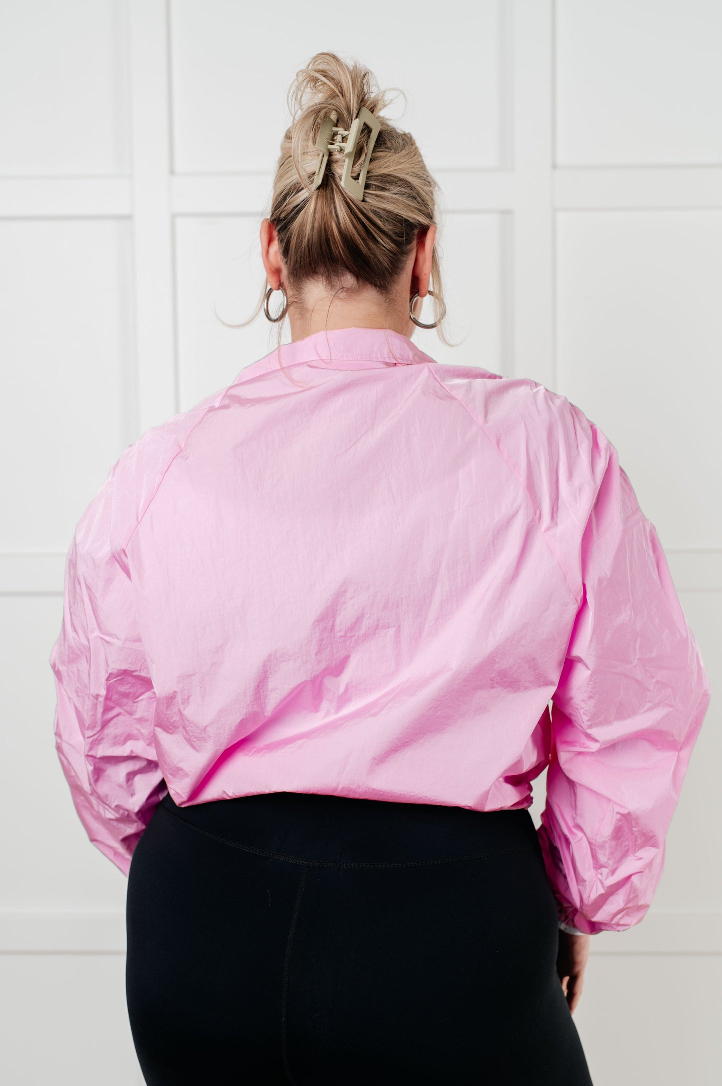 Weak In The Knees Pink Windbreaker Jacket